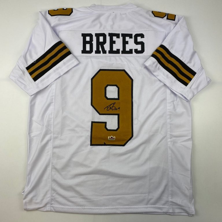 Facsimile Autographed Drew Brees New Orleans Color Rush Jersey Men's XL