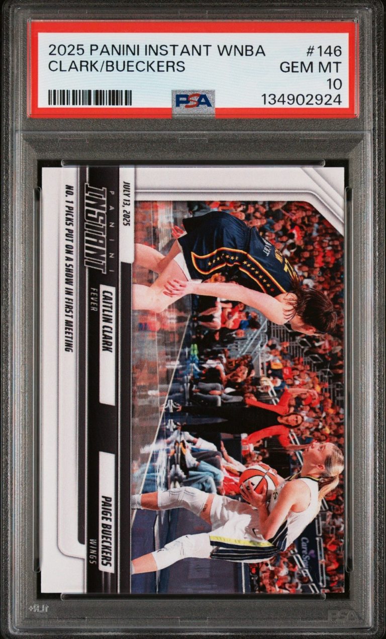 Graded 2025 Panini Instant Clark/Bueckers #146 Card PSA 10 Gem Mint