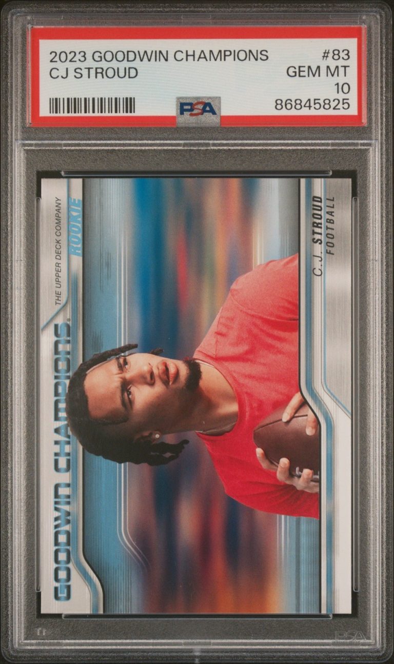 Graded 2023 Upper Deck Goodwin Champions CJ Stroud #83 RC Card PSA 10