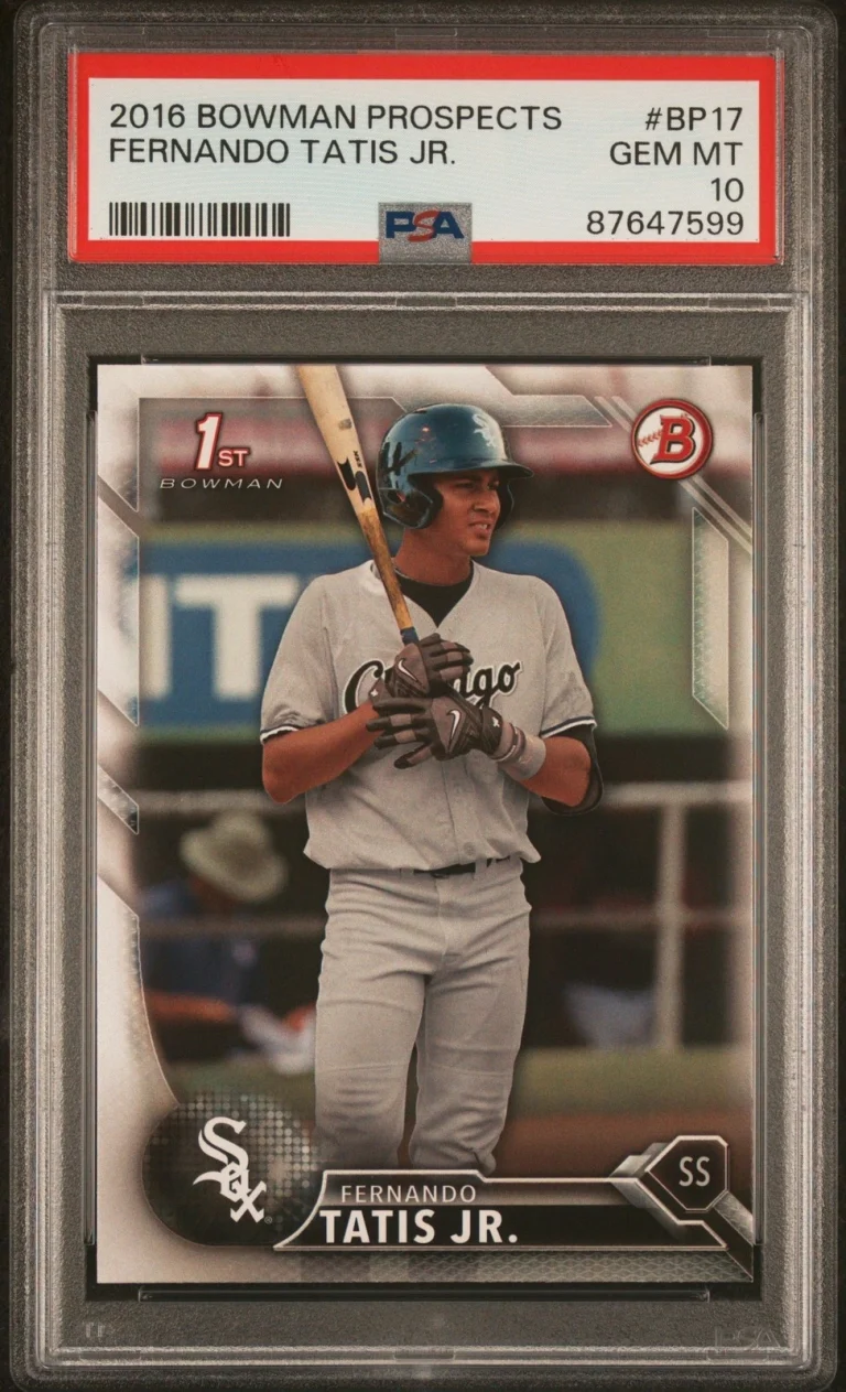 Graded 2016 Topps Bowman Prospects Fernando Tatis Jr. #BP17 Card PSA 10