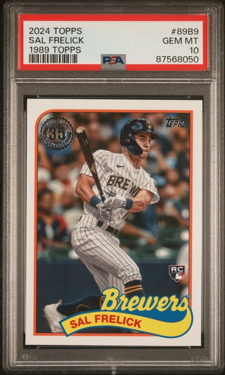 Graded 2024 Topps Sal Frelick #89B9 1989 Topps Rookie RC Card PSA 10