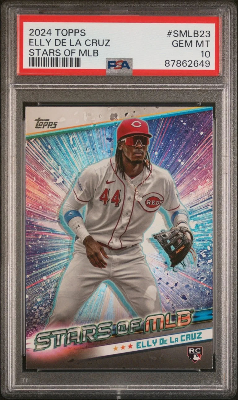 Graded 2024 Topps Elly De La Cruz #SMLB23 Stars of MLB RC Card PSA 10