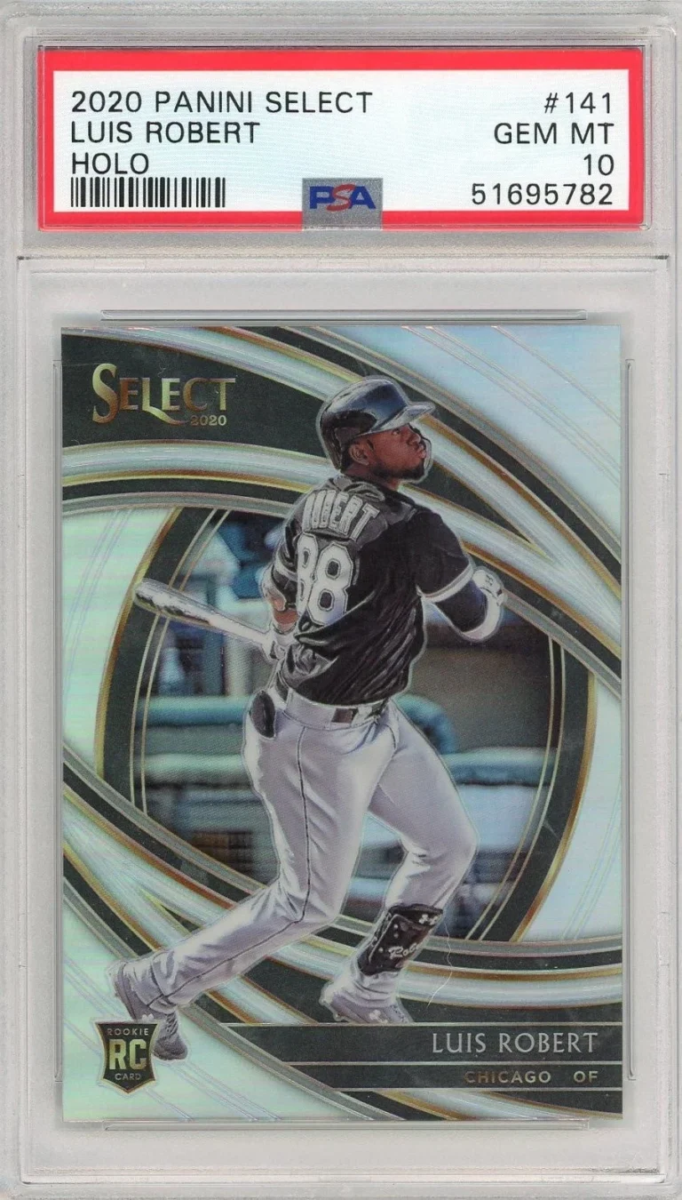Graded 2020 Panini Select Luis Robert #141 Holo Rookie RC Card PSA 10