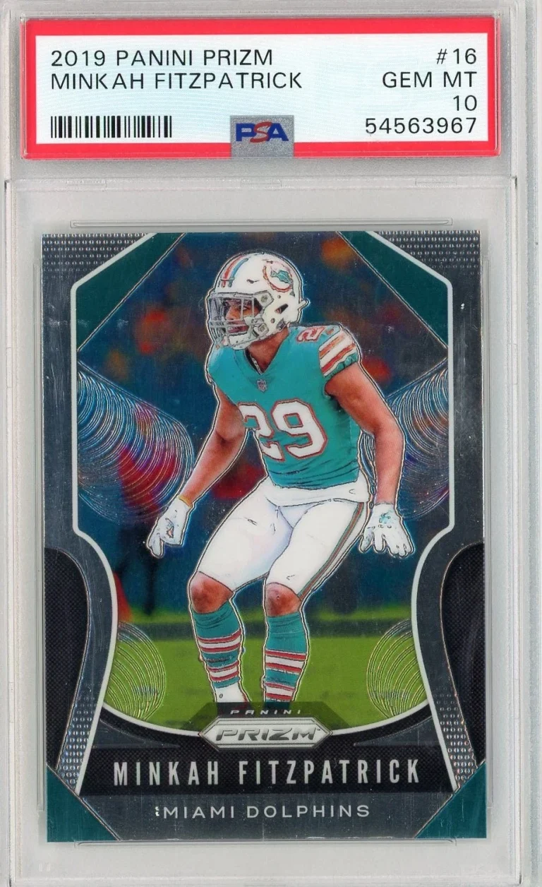 Graded 2019 Panini Prizm Minkah Fitzpatrick #16 Card PSA 10 Gem Mint