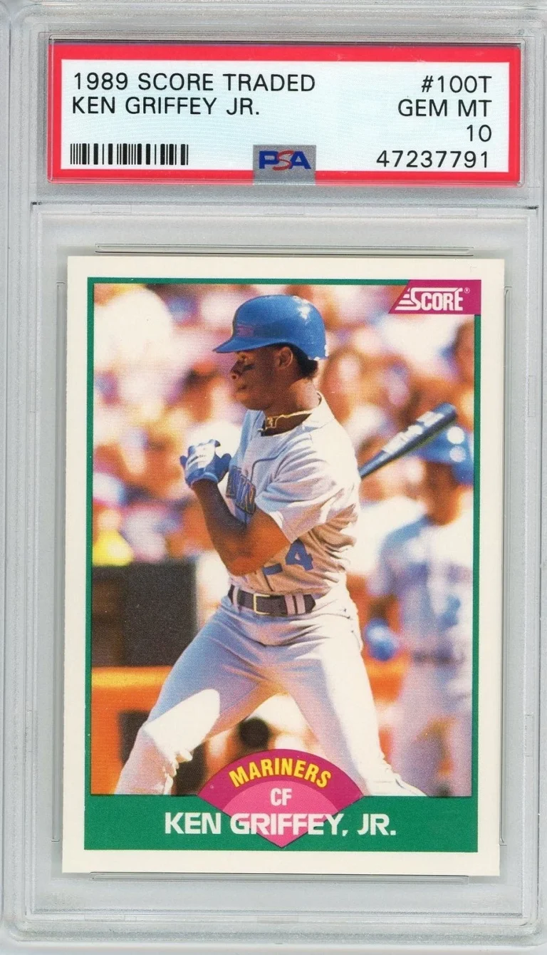 Graded 1989 Score Traded Ken Griffey Jr. #100T Rookie RC Card PSA 10