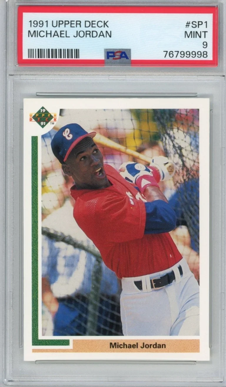 Graded 1991 Upper Deck UD Michael Jordan #SP1 Rookie RC Card PSA 9 Mint