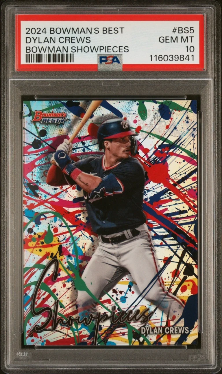 Graded 2024 Bowmans Best Dylan Crews #BS5 Showpieces Rookie Card PSA 10