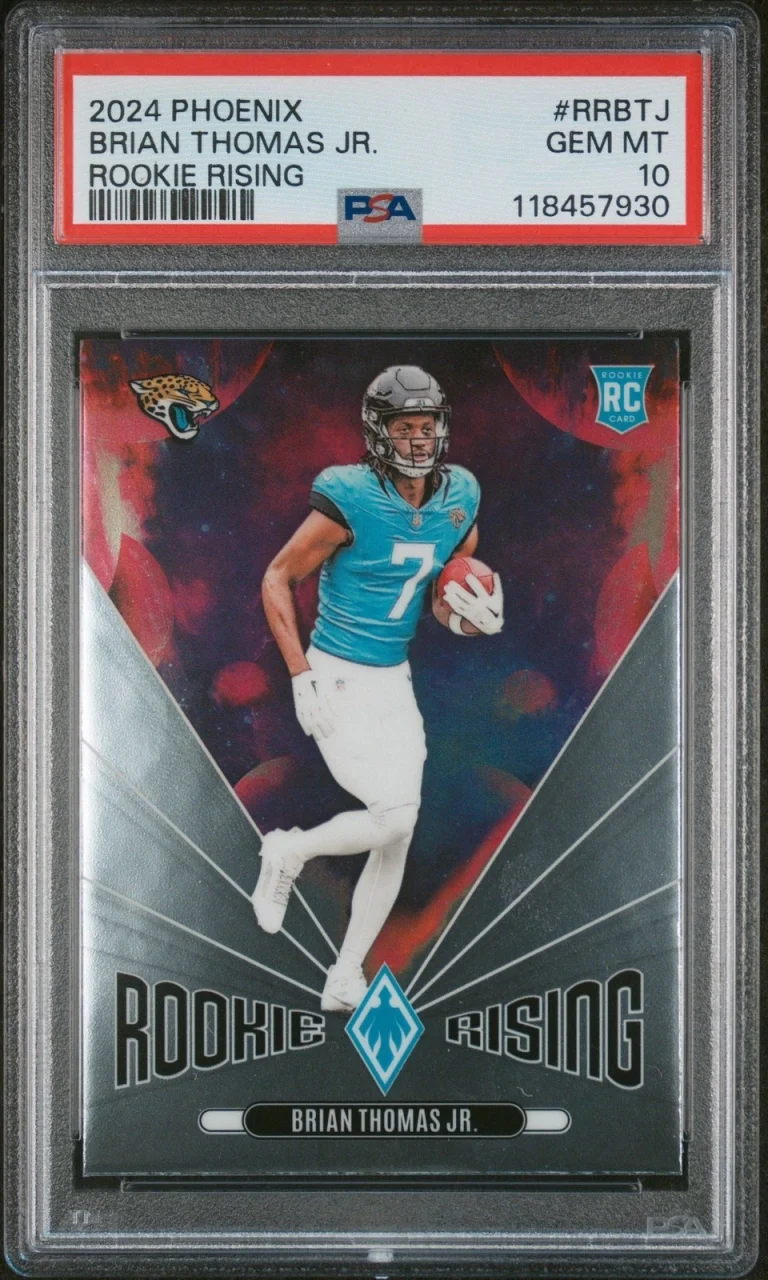 Graded 2024 Phoenix Brian Thomas Jr #RRBTJ Rookie Rising RC Card PSA 10