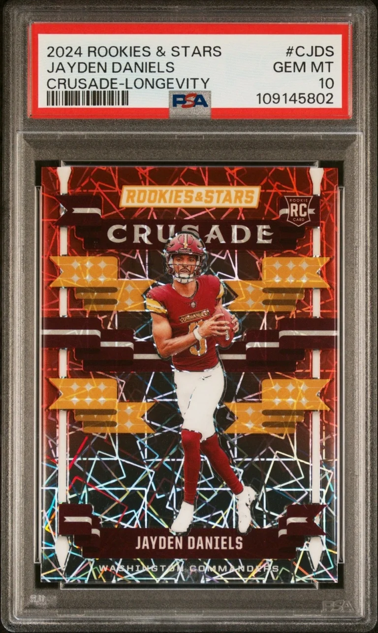 Graded 2024 Panini R&S Jayden Daniels #CJDS Longevity RC Card PSA 10