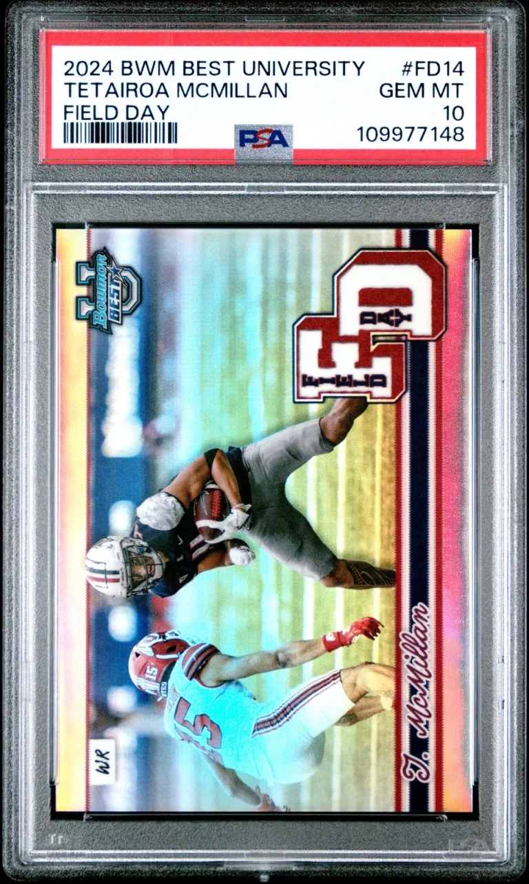 Graded 2024 Bowman Best U Tetairoa McMillan #FD14 Field Day Card PSA 10