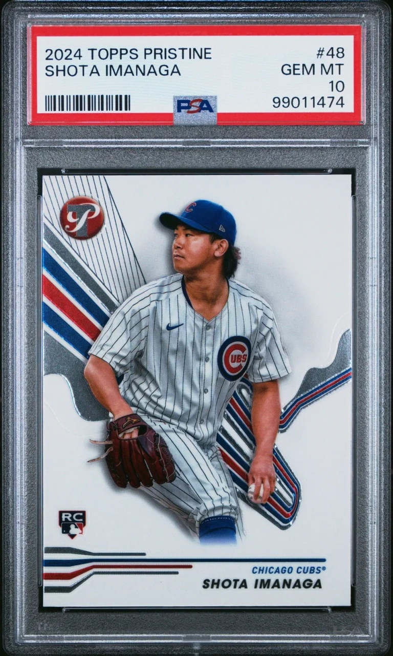 Graded 2024 Topps Pristine Shota Imanaga #48 Rookie RC Card PSA 10 Gem