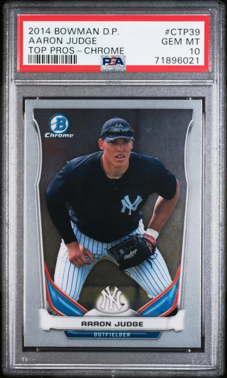 Graded 2014 Topps Bowman Draft Picks Aaron Judge #CTP39 RC Card PSA 10