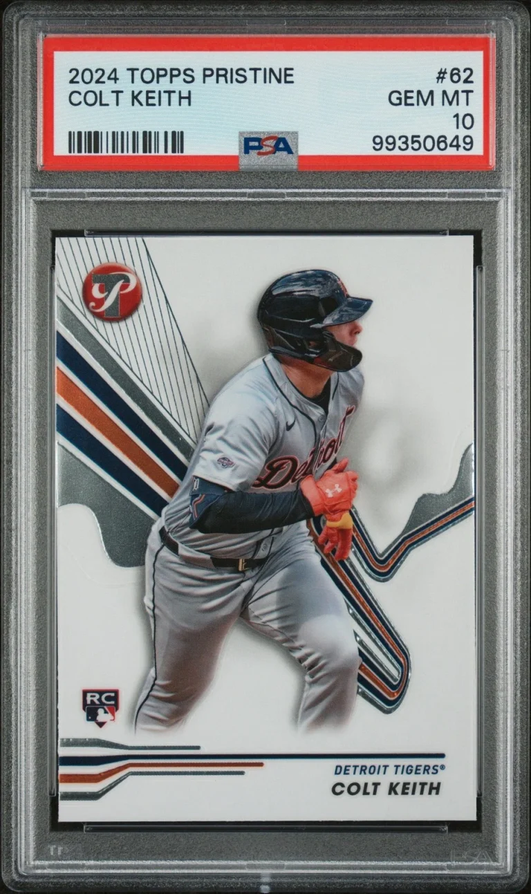 Graded 2024 Topps Pristine Colt Keith #62 Rookie Card PSA 10 Gem Mint