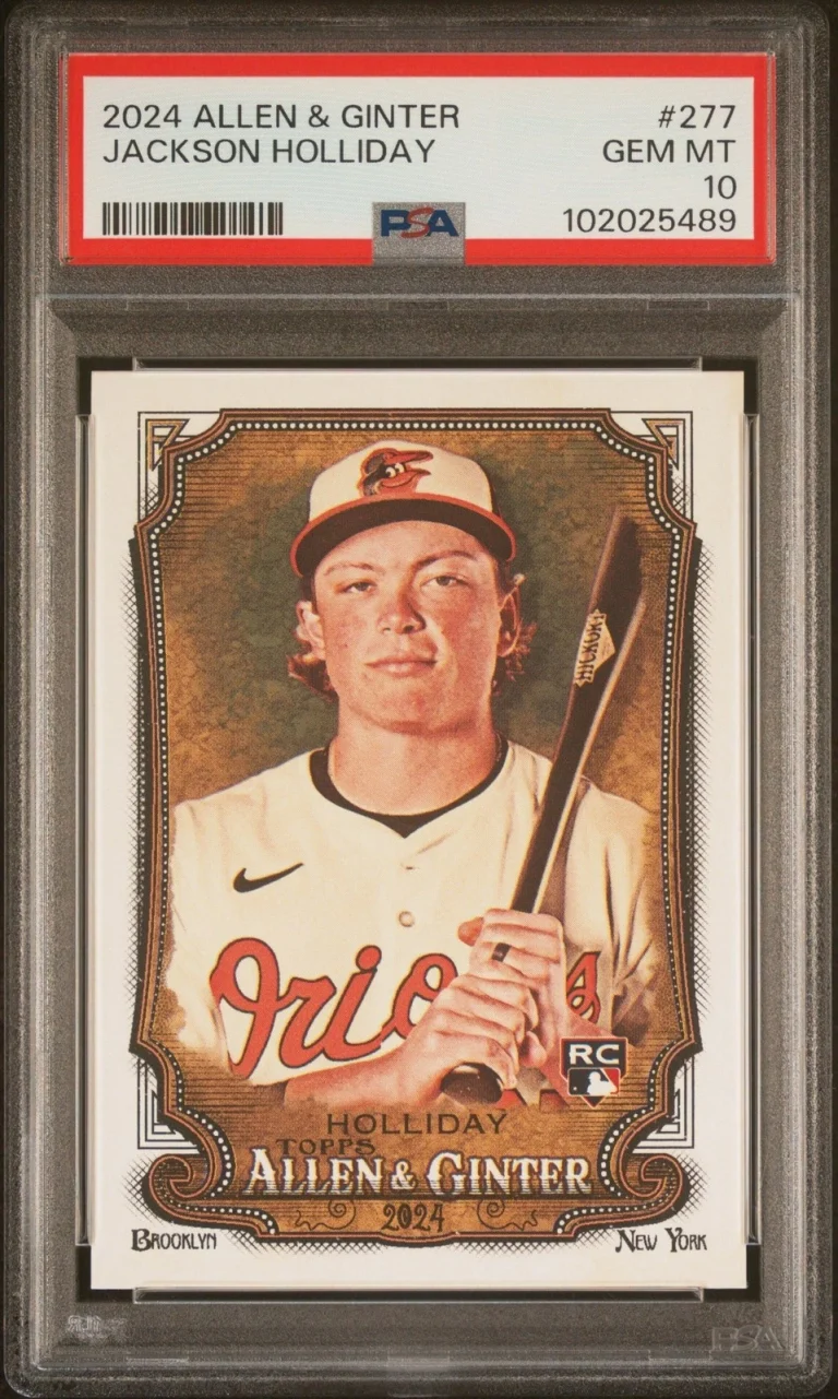 Graded 2024 Topps Allen & Ginter Jackson Holliday #277 RC Card PSA 10