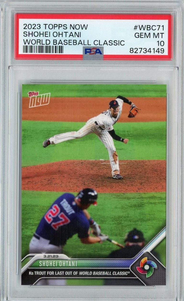 Graded 2023 Topps Now Shohei Ohtani #WBC71 World Classic Card PSA 10