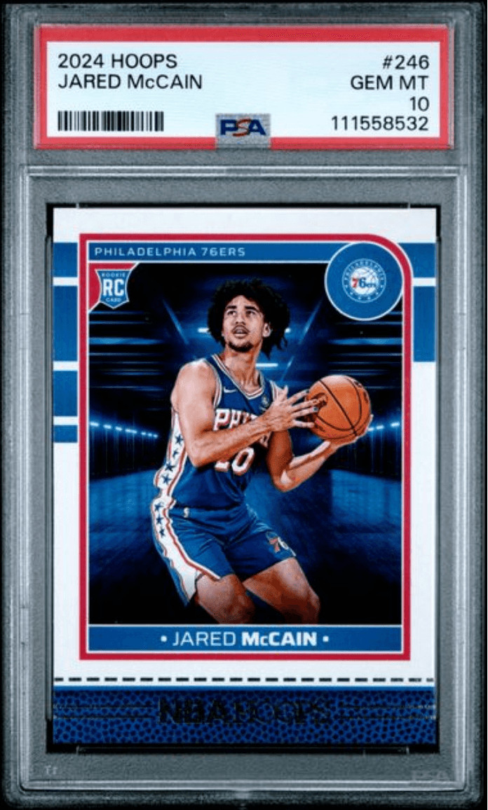 Graded 2024 Panini Hoops Jared McCain #246 Rookie RC Card PSA 10 Mint