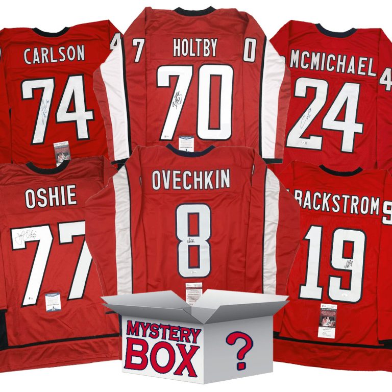 Autographed/Signed Washington Jersey Mystery Box with PSA JSA Beckett COA