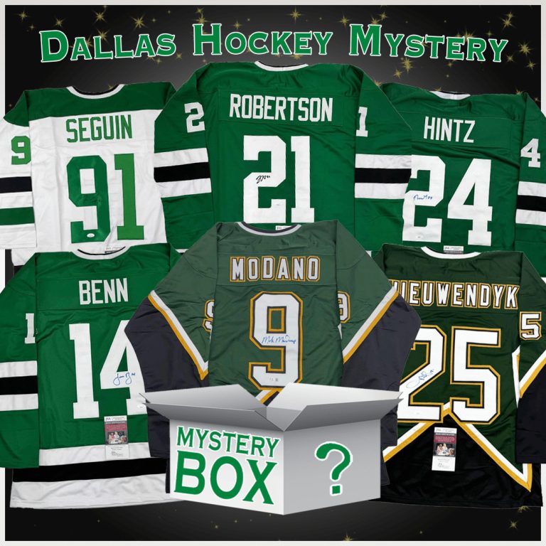 Autographed/Signed Dallas Jersey Mystery Box with PSA JSA or Beckett COA