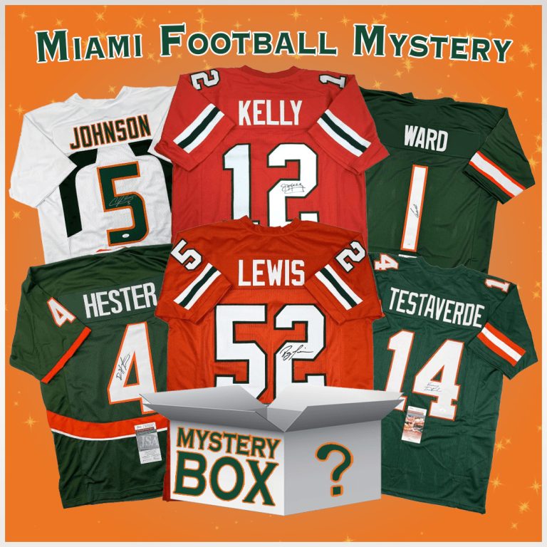 Autographed/Signed Miami University College Jersey Mystery Box with COA
