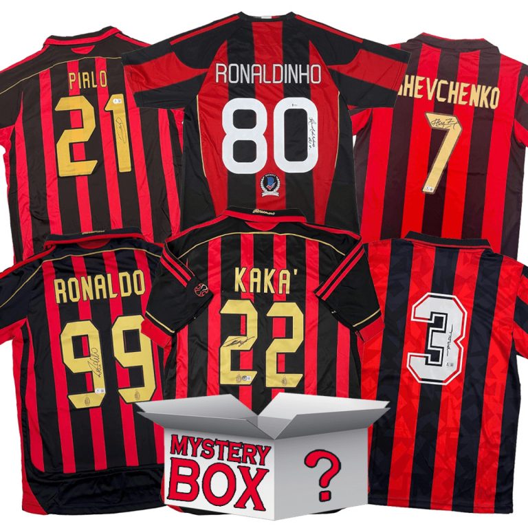 AC Milan Autographed/Signed Jersey Mystery Box with PSA JSA Beckett COA