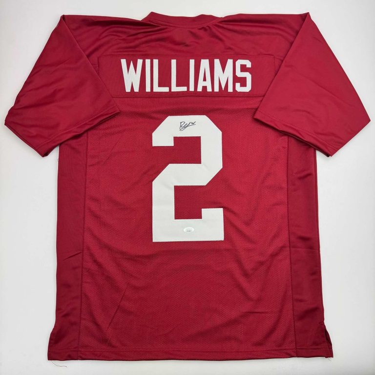 Autographed/Signed Ryan Williams Alabama Red College Jersey JSA COA