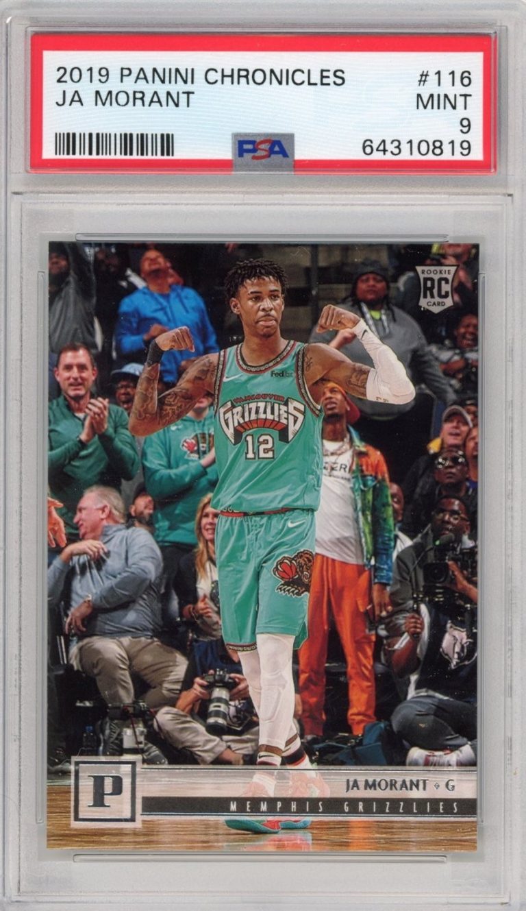 Graded 2019-20 Panini Chronicles Ja Morant #116 Young Dolph Key Glock RC RC