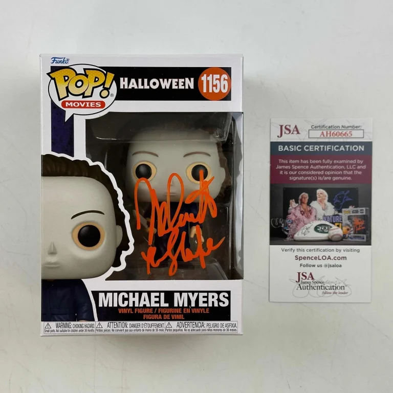 Autographed/Signed Nick Castle Michael Myers Halloween Funko #1156 JSA COA