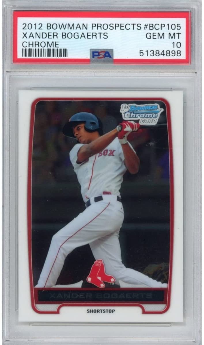 Graded 2012 Bowman Chrome Prospects Xander Bogaerts #BCP105 Rookie RC C