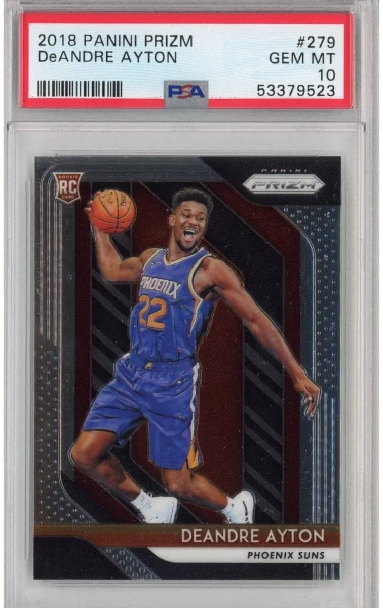 Graded 2018-19 Panini Prizm DEANDRE AYTON #279 Rookie Card PSA 10