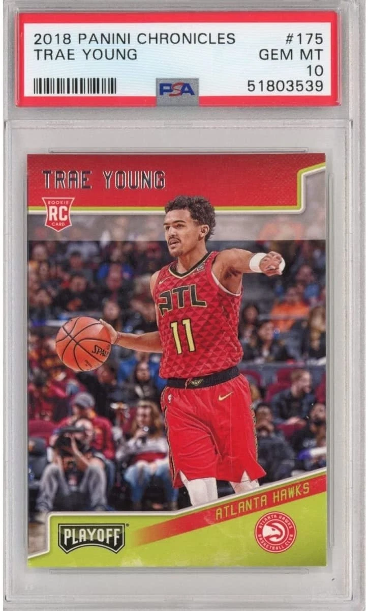 Graded 2018-19 Panini Chronicles TRAE YOUNG #175 Rookie Card PSA 10