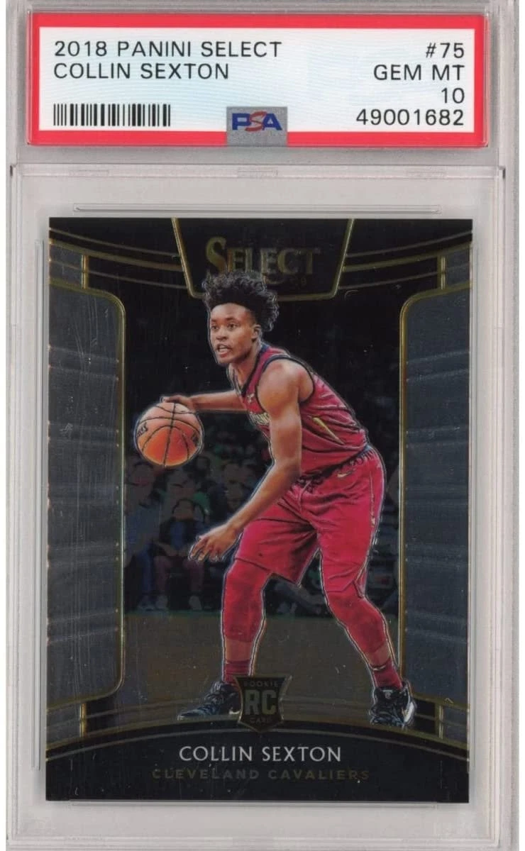 Graded 2018-19 Panini Select COLLIN SEXTON #75 Rookie Card PSA 10