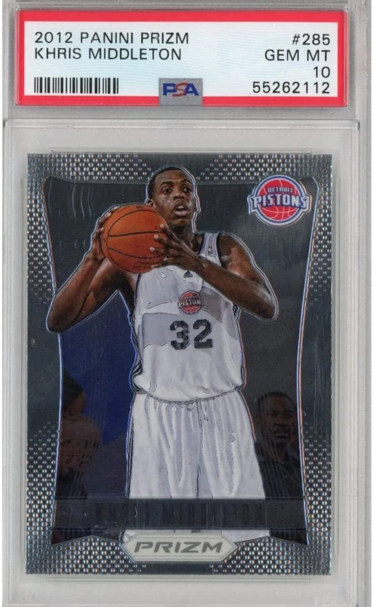 Graded 2012-13 Panini Prizm KHRIS MIDDLETON #285 Rookie Card PSA 10
