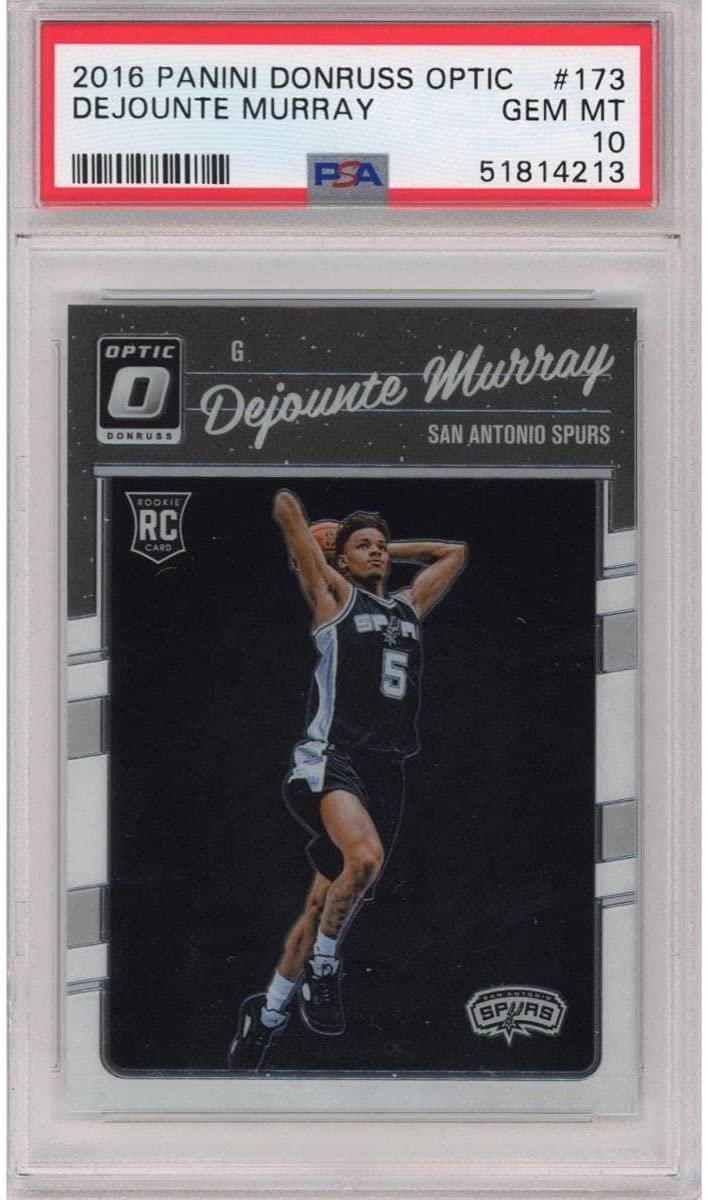 Graded 2016-17 Panini Donruss Optic Dejounte Murray #173 Rookie RC Ca