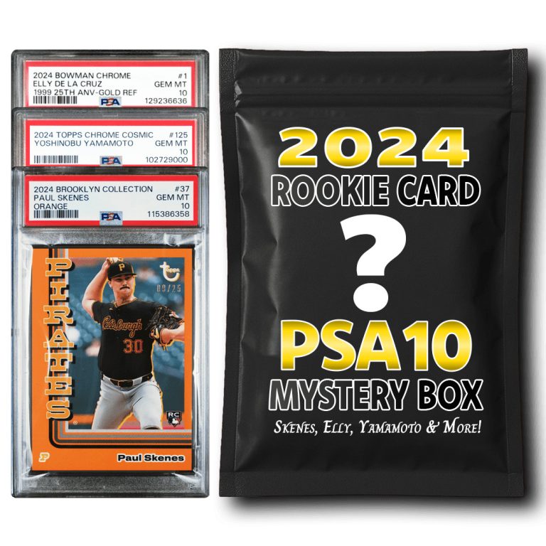 PSA 10 2024 MLB Graded Rookie Card Mystery Box (Skenes/Elly & More!)