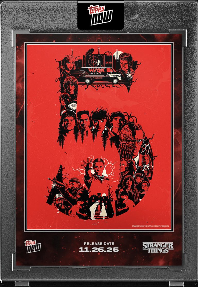 2025 Now Stranger Things #STRA-SSP05 Short Print Season 5 Cover Art Card