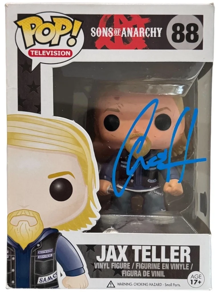 Charlie Hunnam Signed Sons of Anarchy Jax Teller Funko Pop #88 Autograph BAS COA