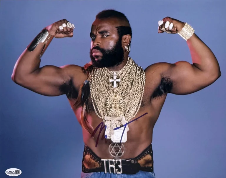 Mr. T Signed Autograph 8x10 Photo Rocky III Clubber Lang The A-Team WWE JSA COA