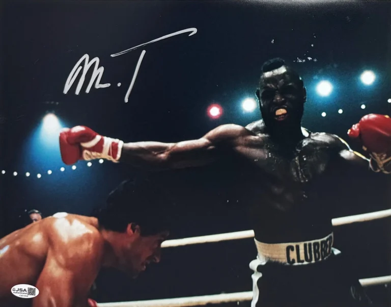 Mr. T Signed Autograph 8x10 Photo Rocky III Clubber Lang The A-Team WWE JSA COA