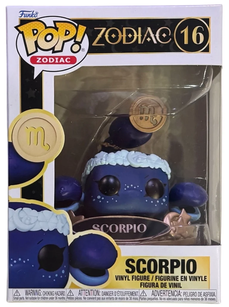 Funko Pop! Zodiac Scorpio #16 Horoscope Astrology Water Sign Figure + Protector