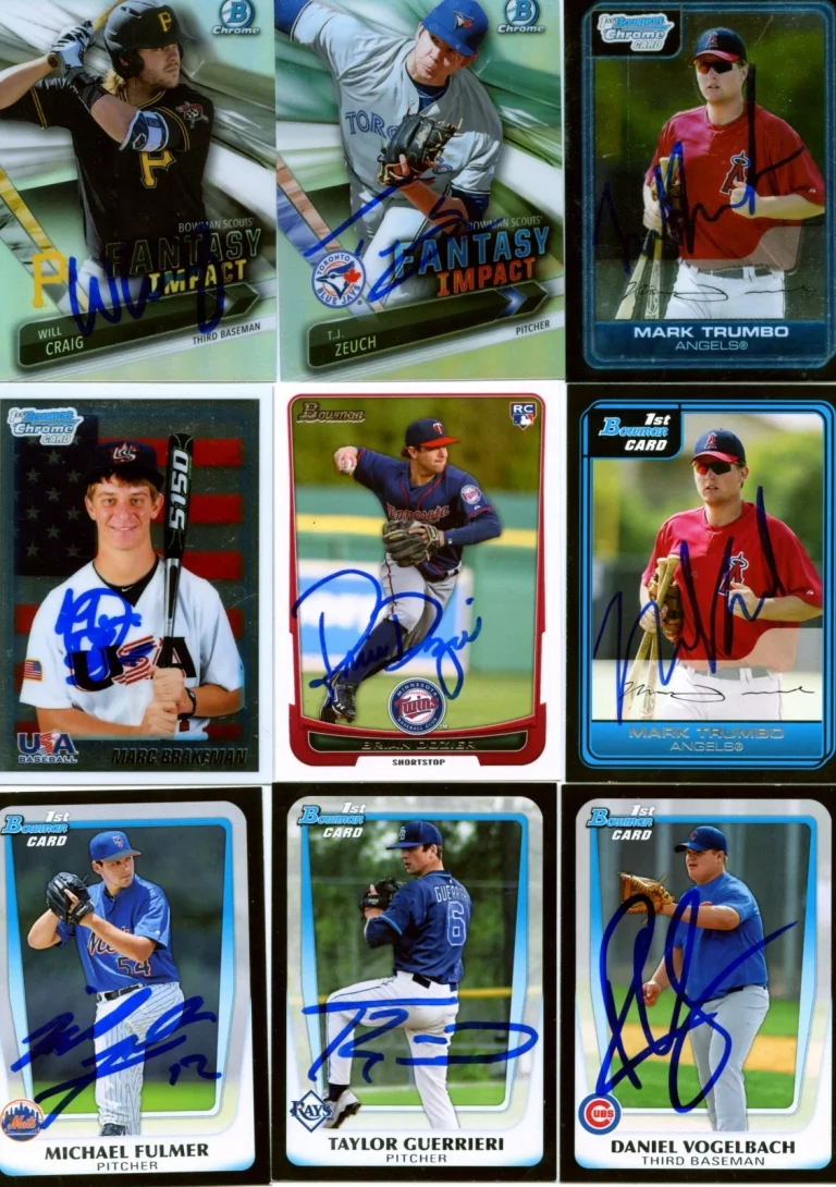 MARK TRUMBO SIGNED 2006 BOWMAN CHROME DRAFT PROSPECT ROOKIE CARD AUTO