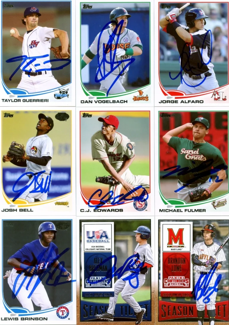 LEWIS BRINSON SIGNED 2013 TOPPS PRO DEBUT PROSPECT ROOKIE CARD AUTO