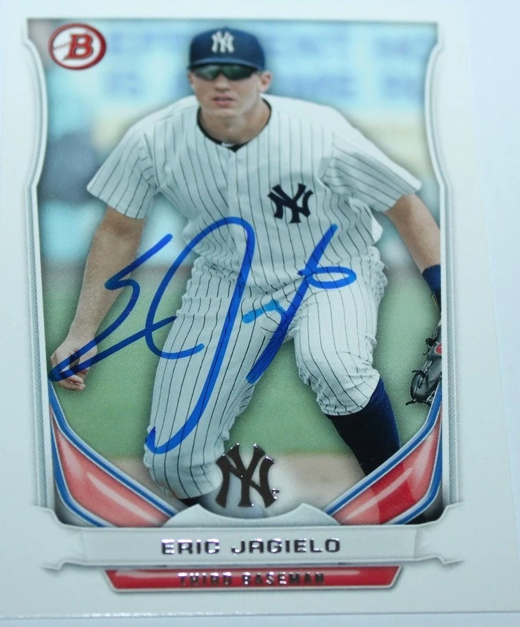 Eric Jagielo signed 2014 Bowman Rookie card auto