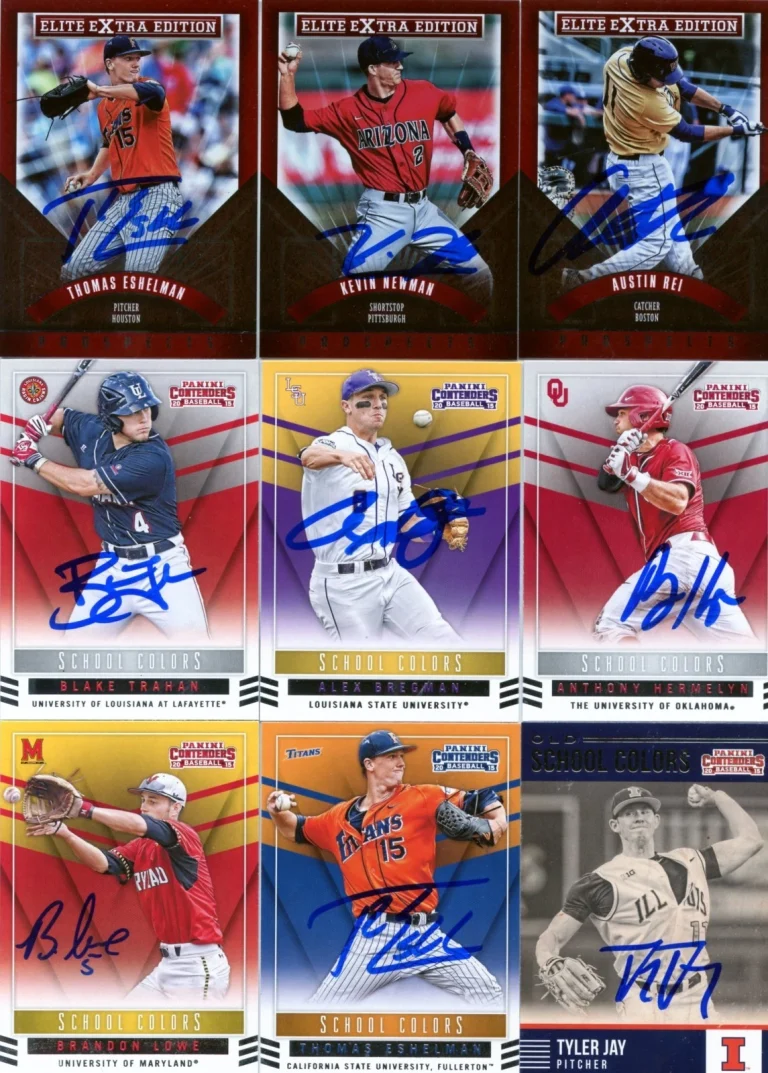 TYLER JAY SIGNED 2015 DONRUSS ELITE OLD SCHOOL COLORS ROOKIE CARD AUTO