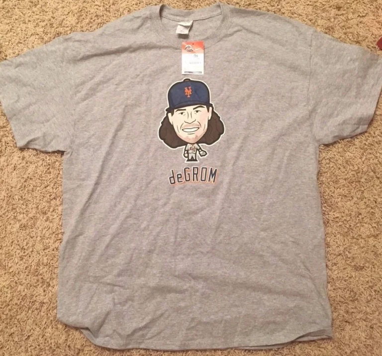 JACOB DEGROM 2016 T SHIRT T-SHIRT NEW YORK METS CITI FIELD 7/1/16 SGA