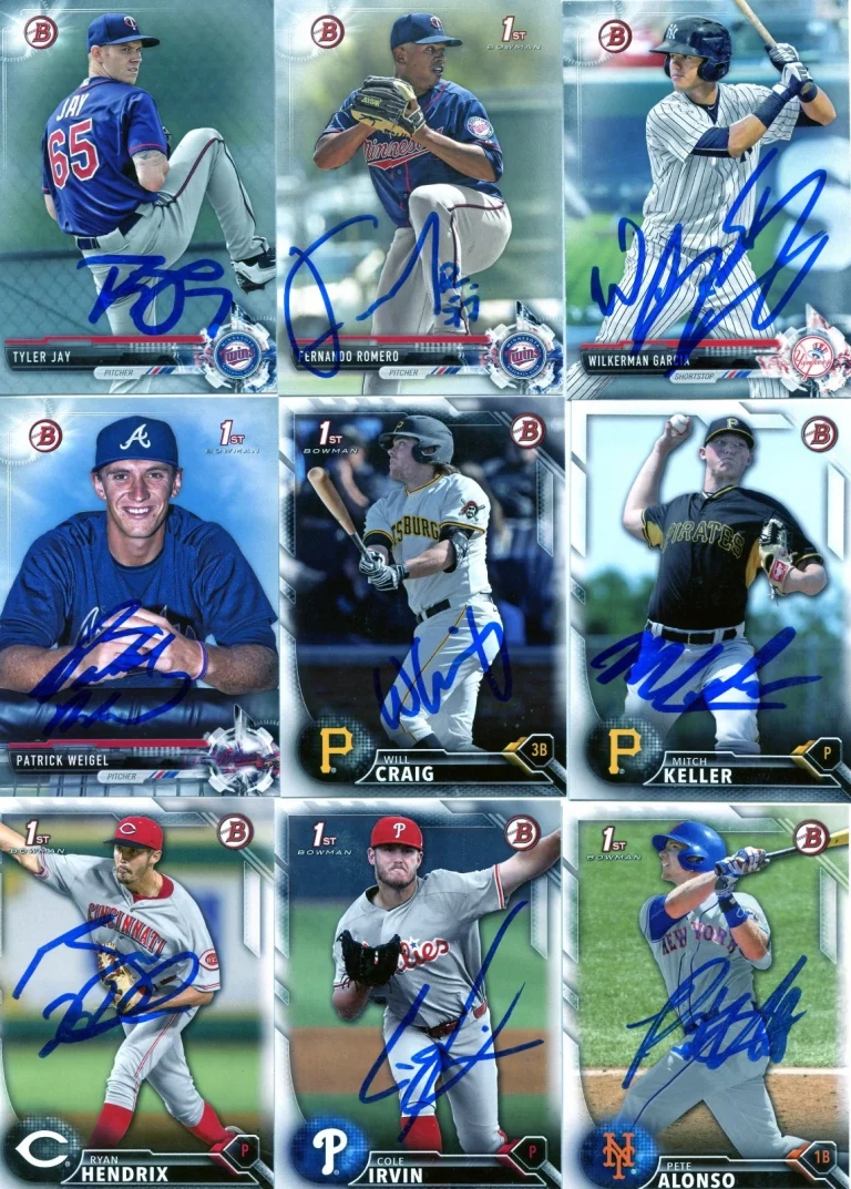 FERNANDO ROMERO SIGNED 2017 BOWMAN PROSPECT ROOKIE CARD AUTO