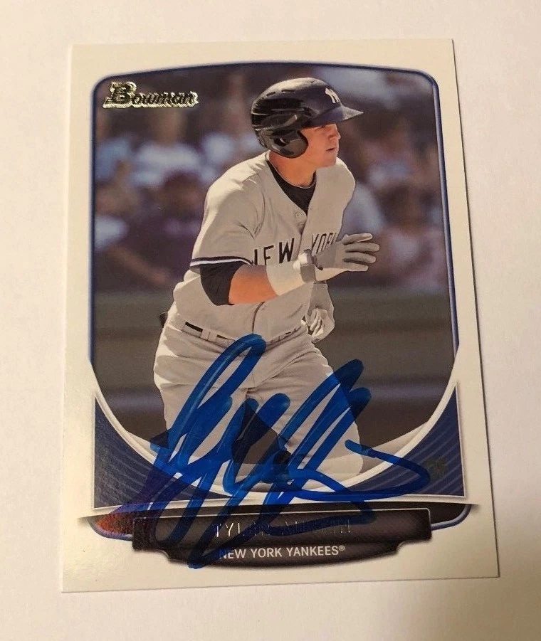 TYLER AUSTIN SIGNED 2013 BOWMAN PROSPECT ROOKIE CARD AUTO