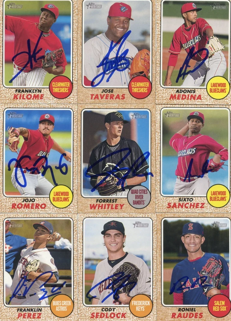 CODY SEDLOCK SIGNED 2017 TOPPS HERITAGE MINORS ROOKIE CARD AUTO