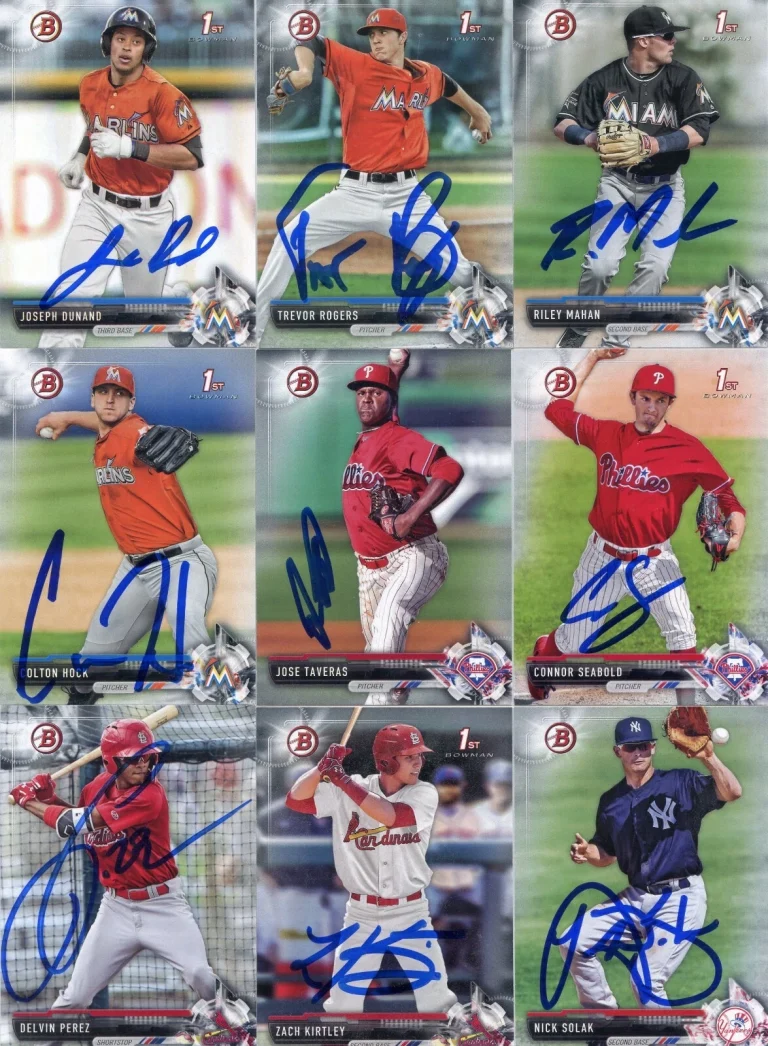 NICK SOLAK SIGNED 2017 BOWMAN DRAFT PROSPECT ROOKIE CARD AUTO