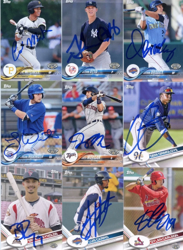 CAL MITCHELL SIGNED 2018 TOPPS PRO DEBUT ROOKIE CARD AUTO