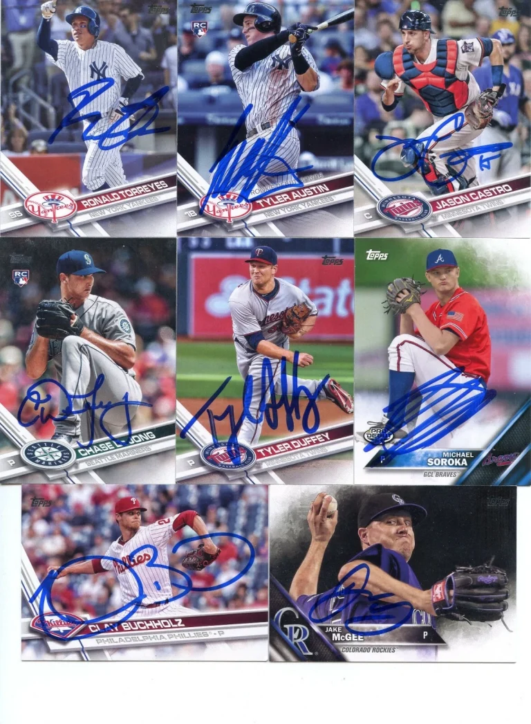 CLAY BUCHHOLZ SIGNED 2017 TOPPS CARD AUTO